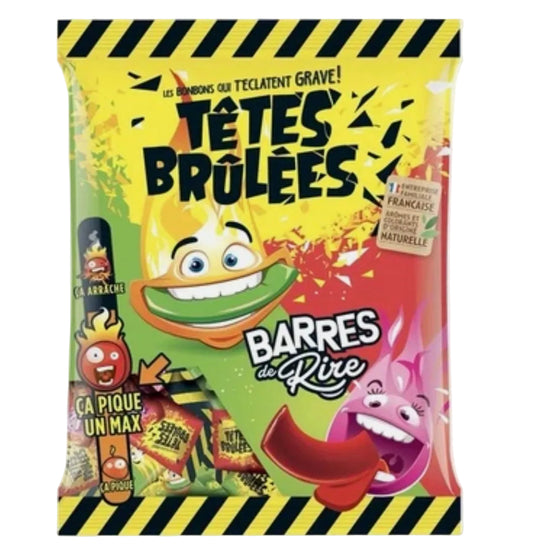 Têtes brûlées barres de rire 200gr