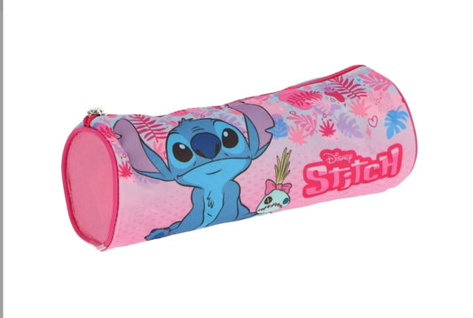 Trousse tube lilo et Stitch rose
