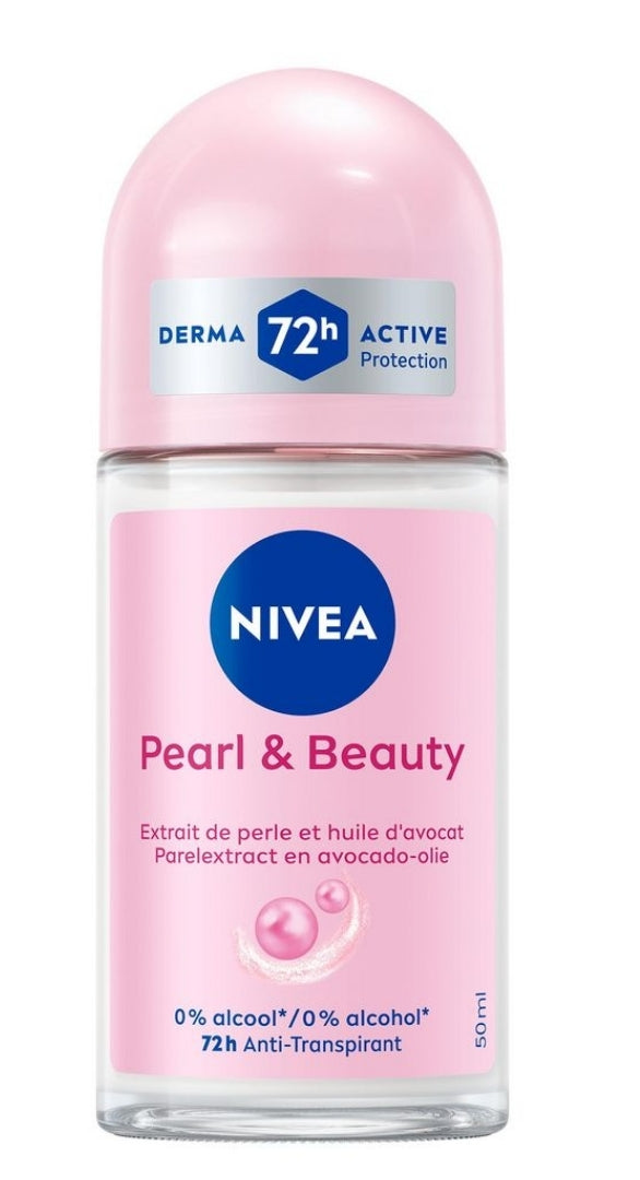 NIVEA Déodorant bille anti-transpirant pearl & beauty