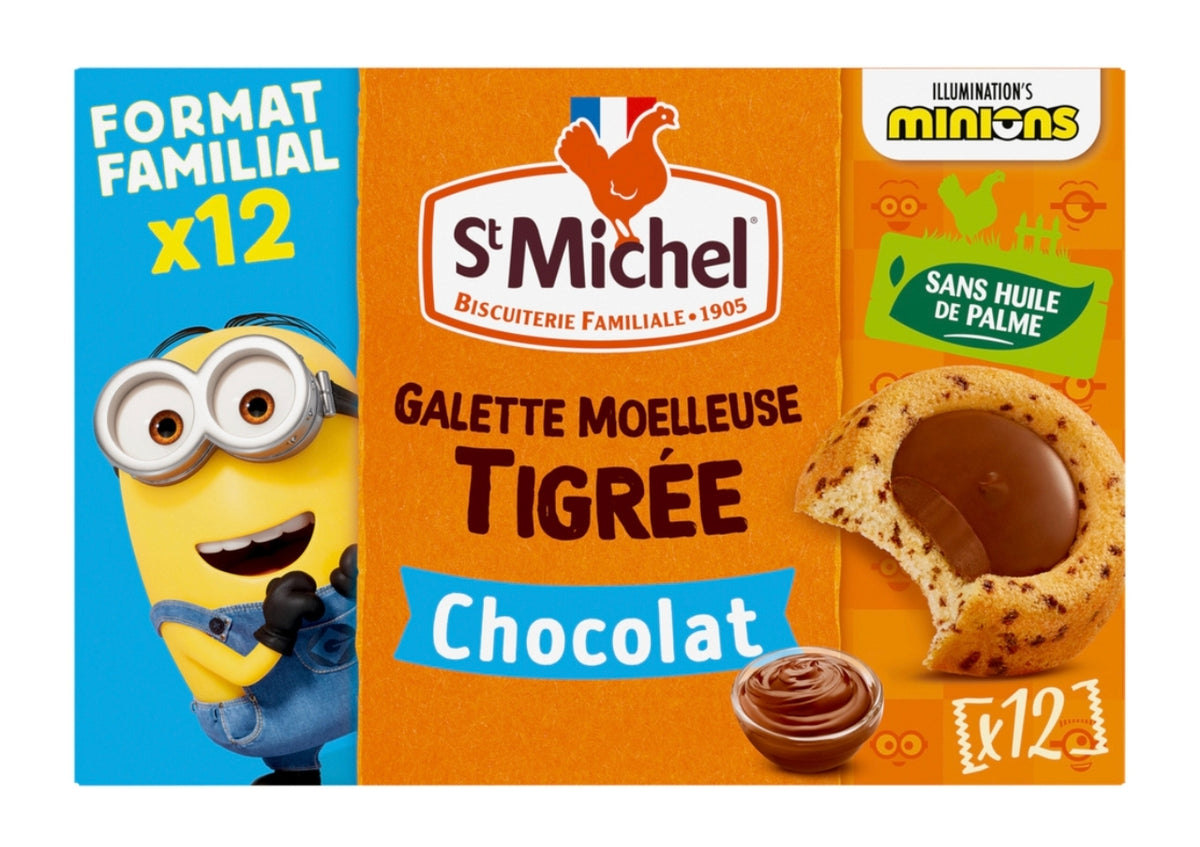 Galette moelleuse chocolat Saint-Michel format familial x 12