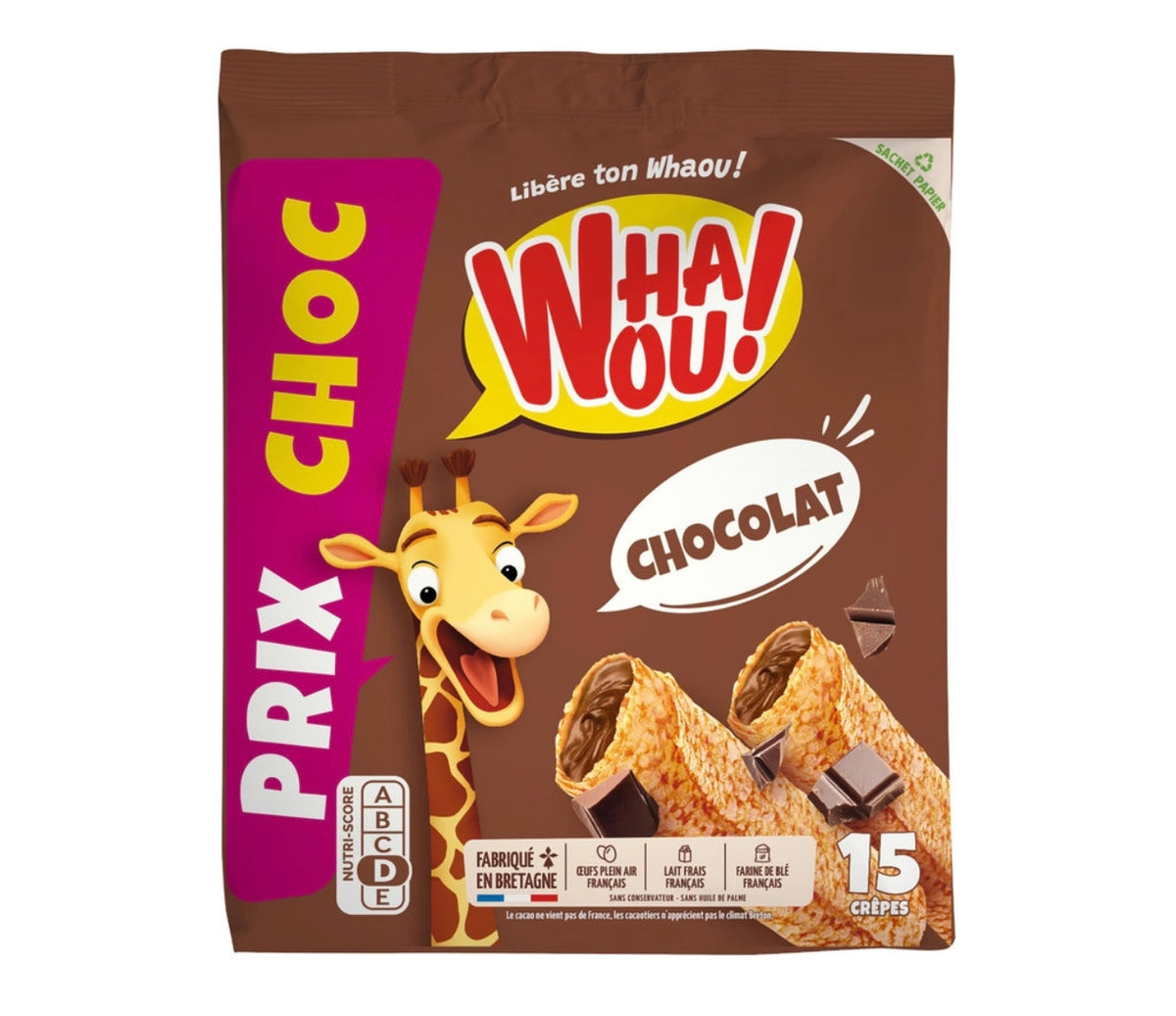 Crêpes wahou  Chocolat x15