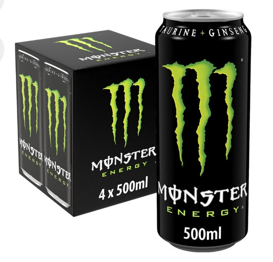 MONSTER ENERGY pack de 4