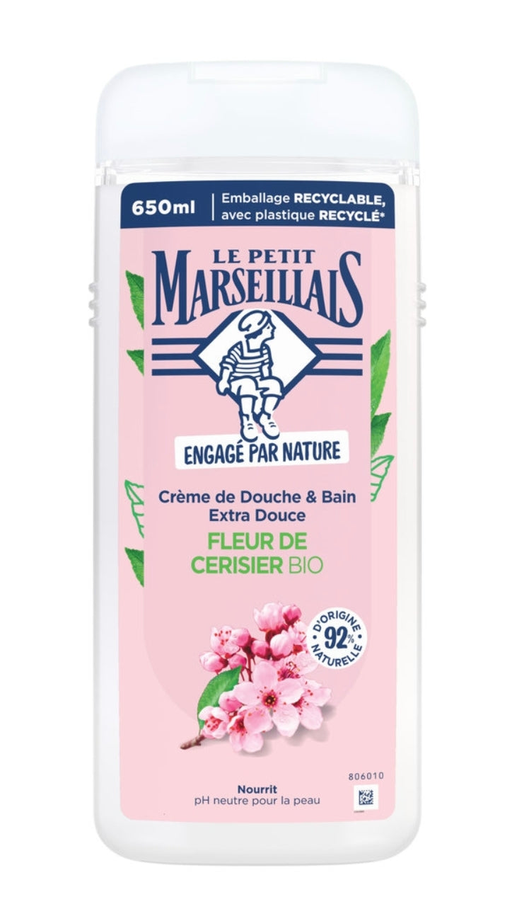 Gel douche Petit Marseillais fleur de cerisier 650ml