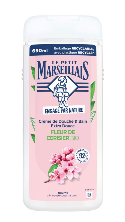 Gel douche Petit Marseillais fleur de cerisier 650ml