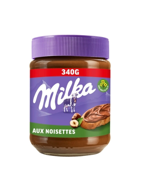 MILKA Pâte à tartiner aux noisettes 340gr