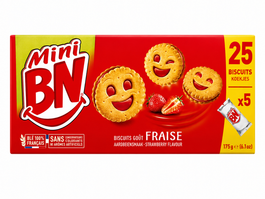 Bn mini fraise x25