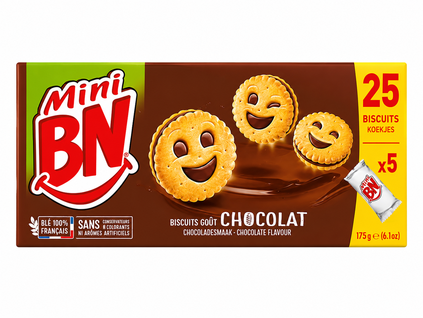 Bn mini chocolat x25