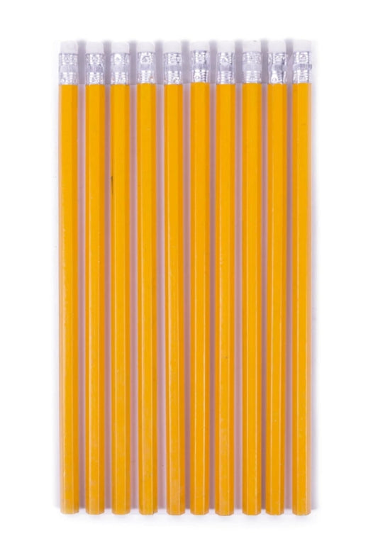 Crayons gomme 10 pièces