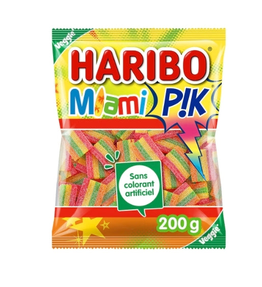 Bonbons acidulés Miami Pik 200gr
